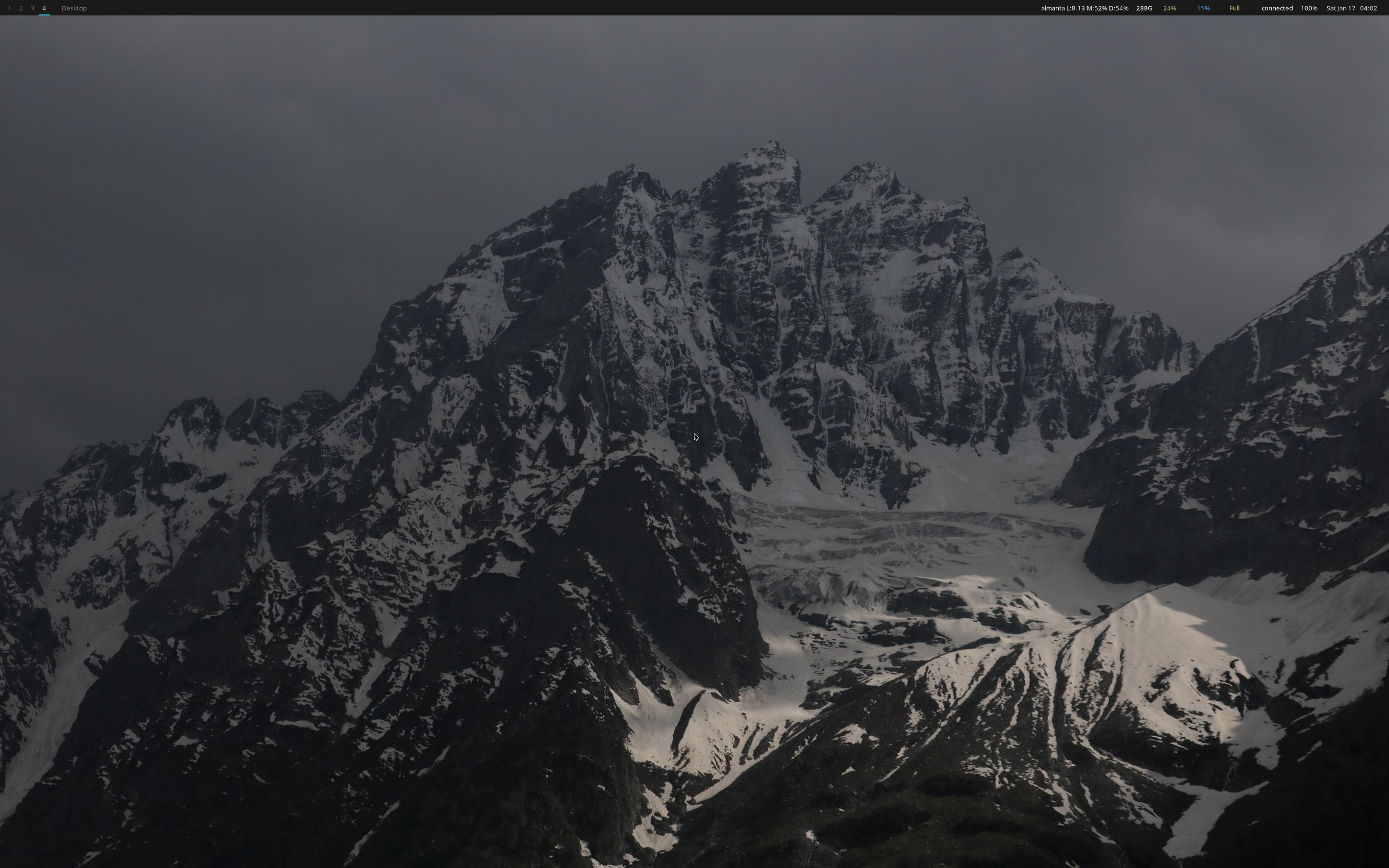 gar window manager screenshot - floating windows