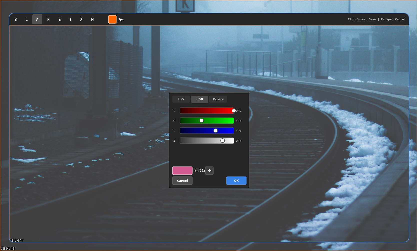 garshot color picker