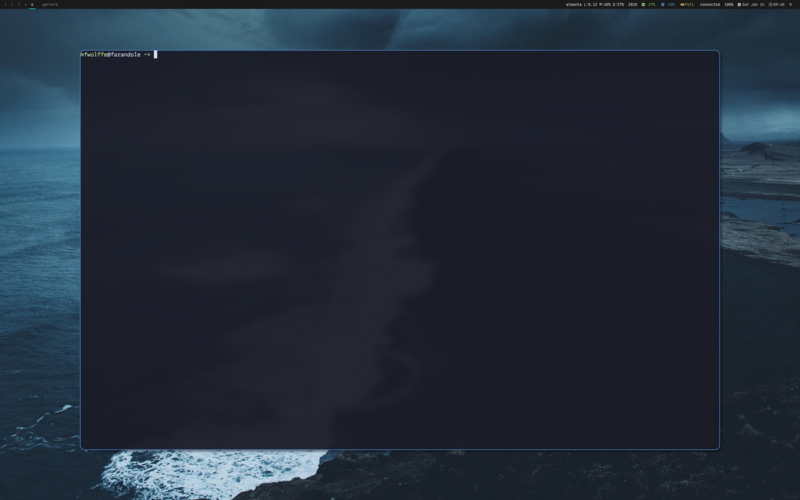 garterm terminal - tabs
