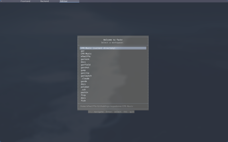 garterm terminal - color themes